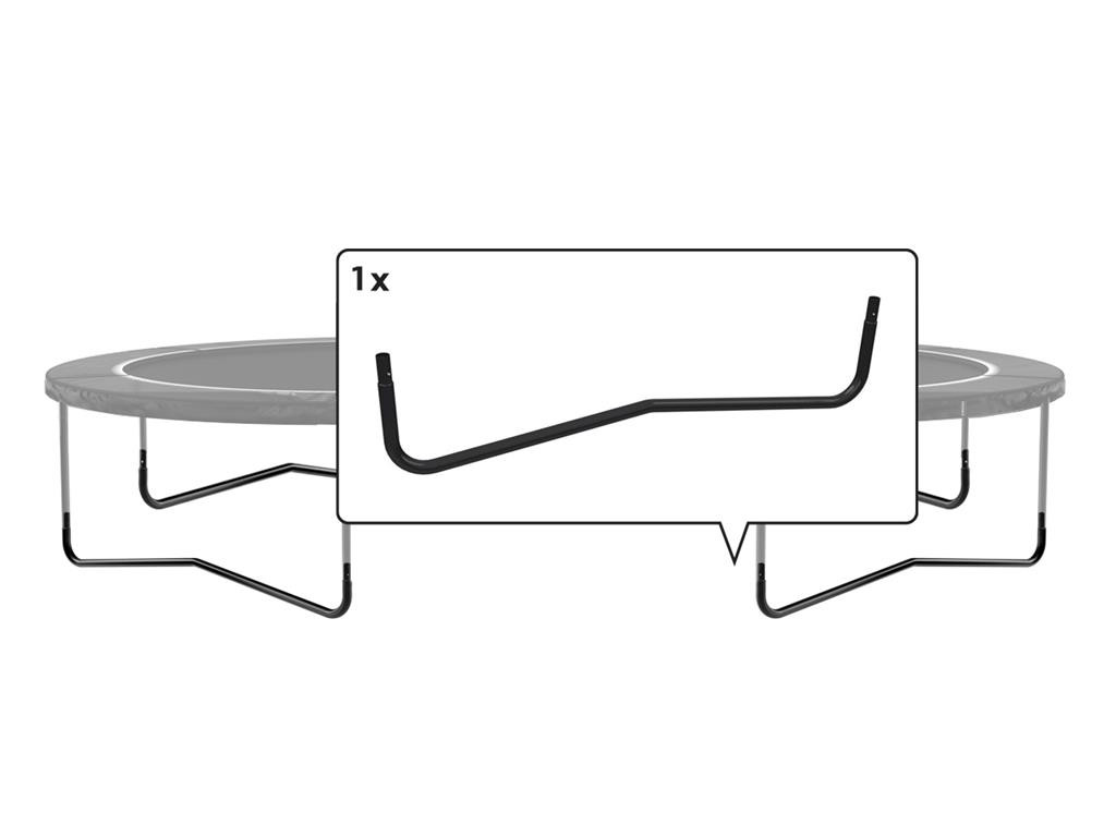 BERG Trampolin Rahmenteil - Grand Favorit - W-Fuß 520 Schwarz