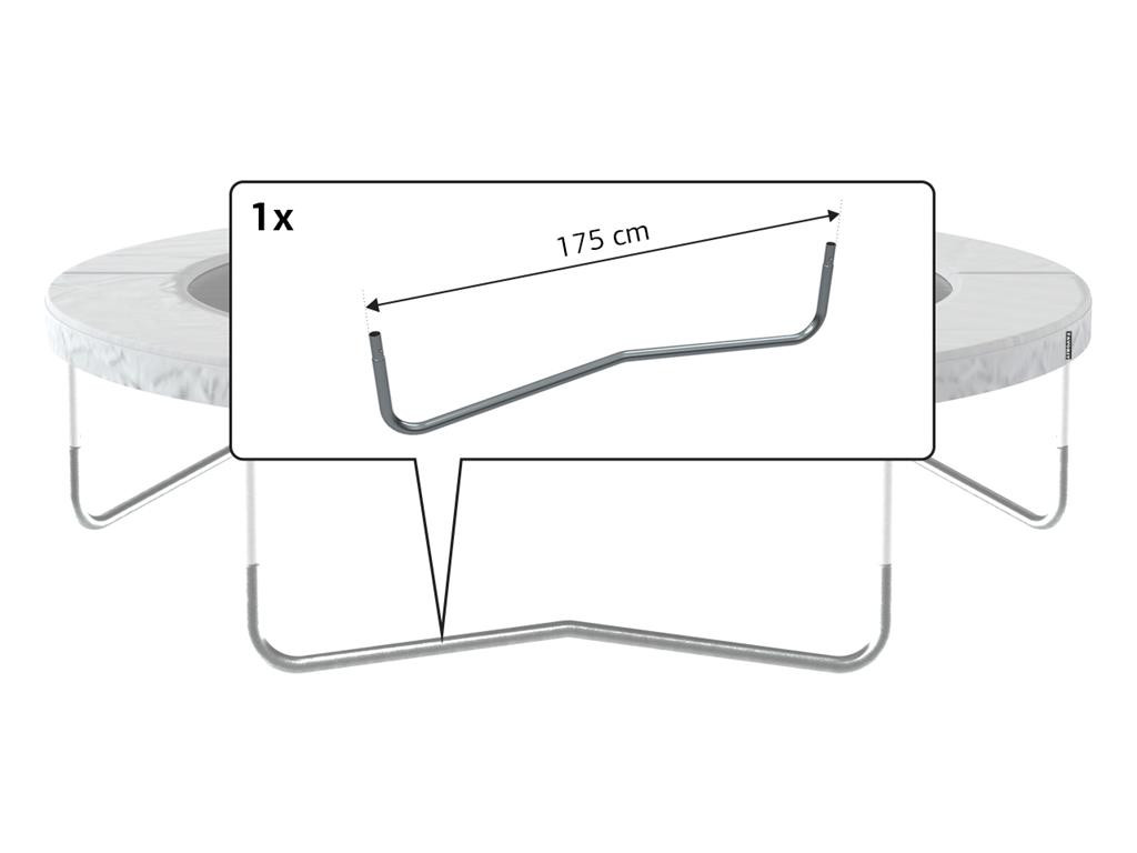BERG Trampolin Rahmenteil - Favorit - W-Bein 330 (175 cm)