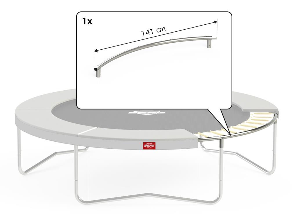 BERG Trampolin Rahmenteil - Favorit - Obere Schiene geschweißt 270 (141cm)