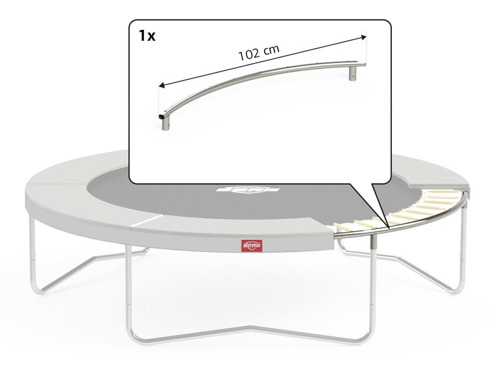 BERG Trampolin Rahmenteil - Favorit - Obere Schiene geschweißt 200 (102cm)
