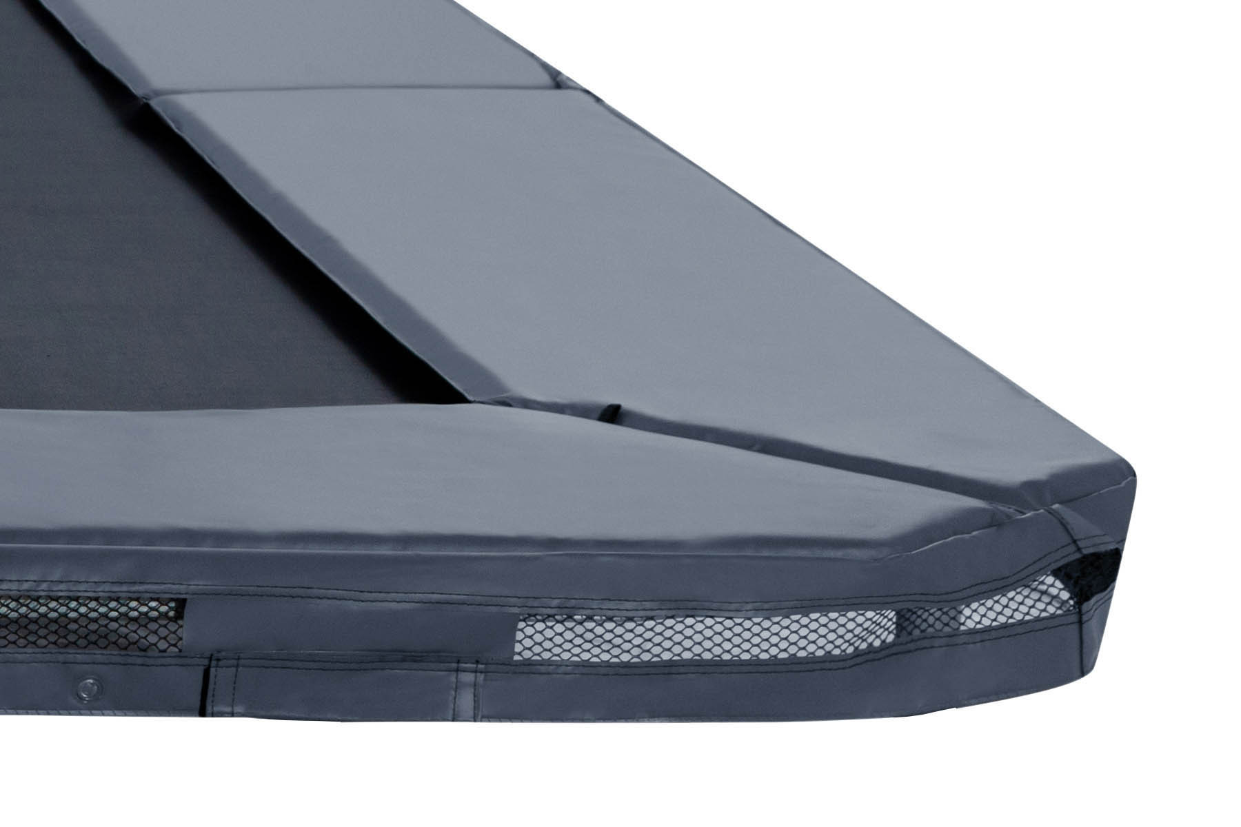 Avyna Trampolin Schutzrand Pro-Line - Unterirdisch - 380 x 255 cm (238) - Grau