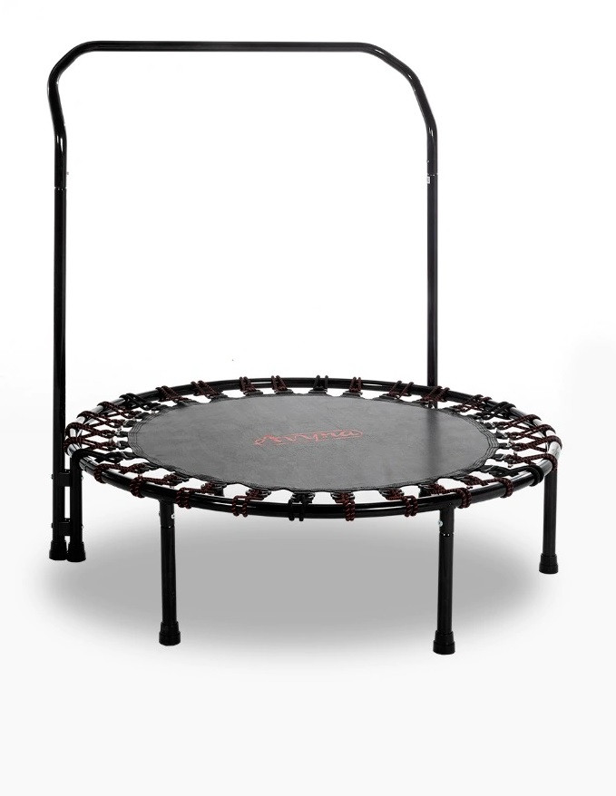 Avyna Pro-Line Fitness-Trampolin mit Halterung / Griff - Schwarz