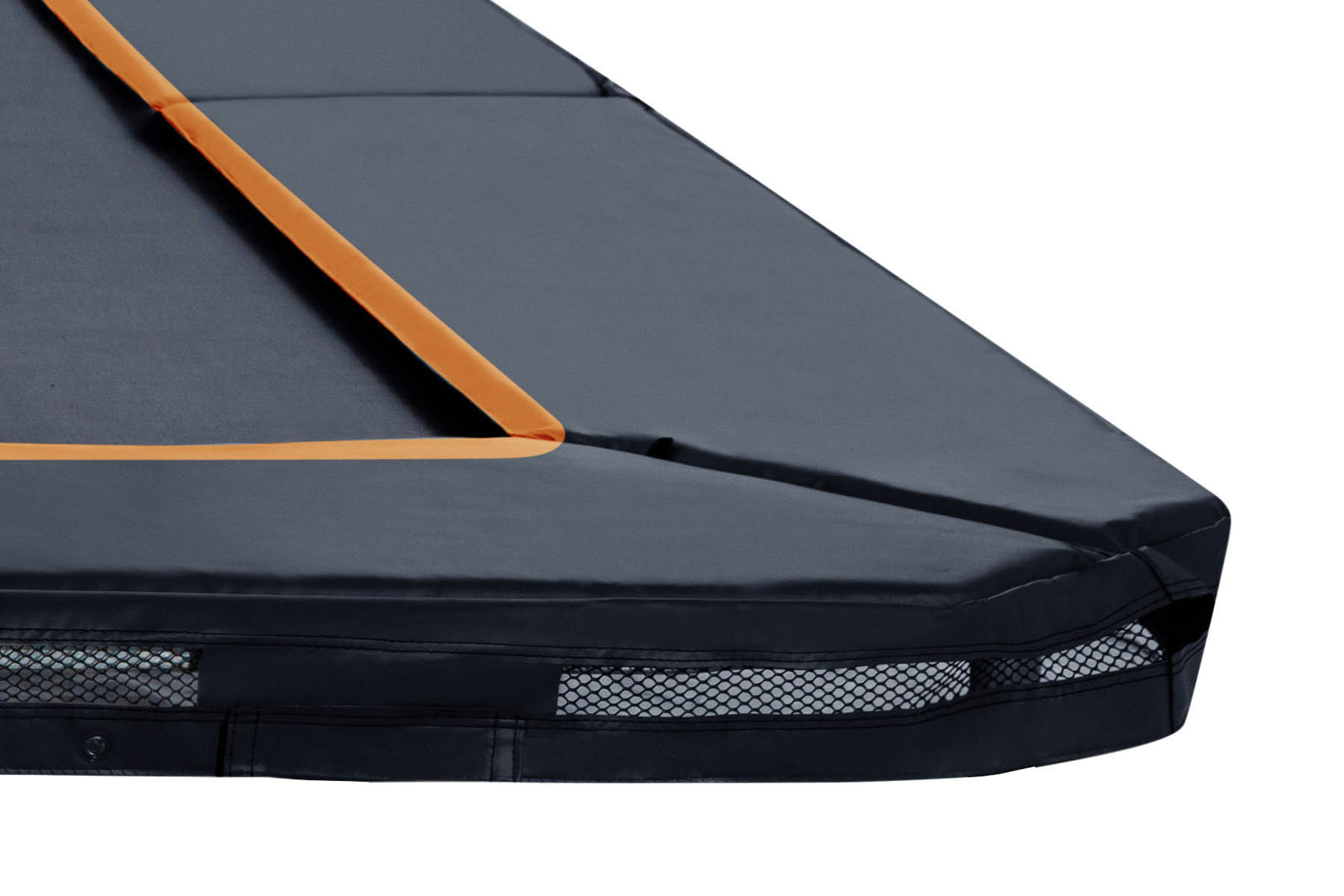 Avyna Trampolin Schutzrand Top Safe - Inground - 275 x 190 cm (213) - Schwarz