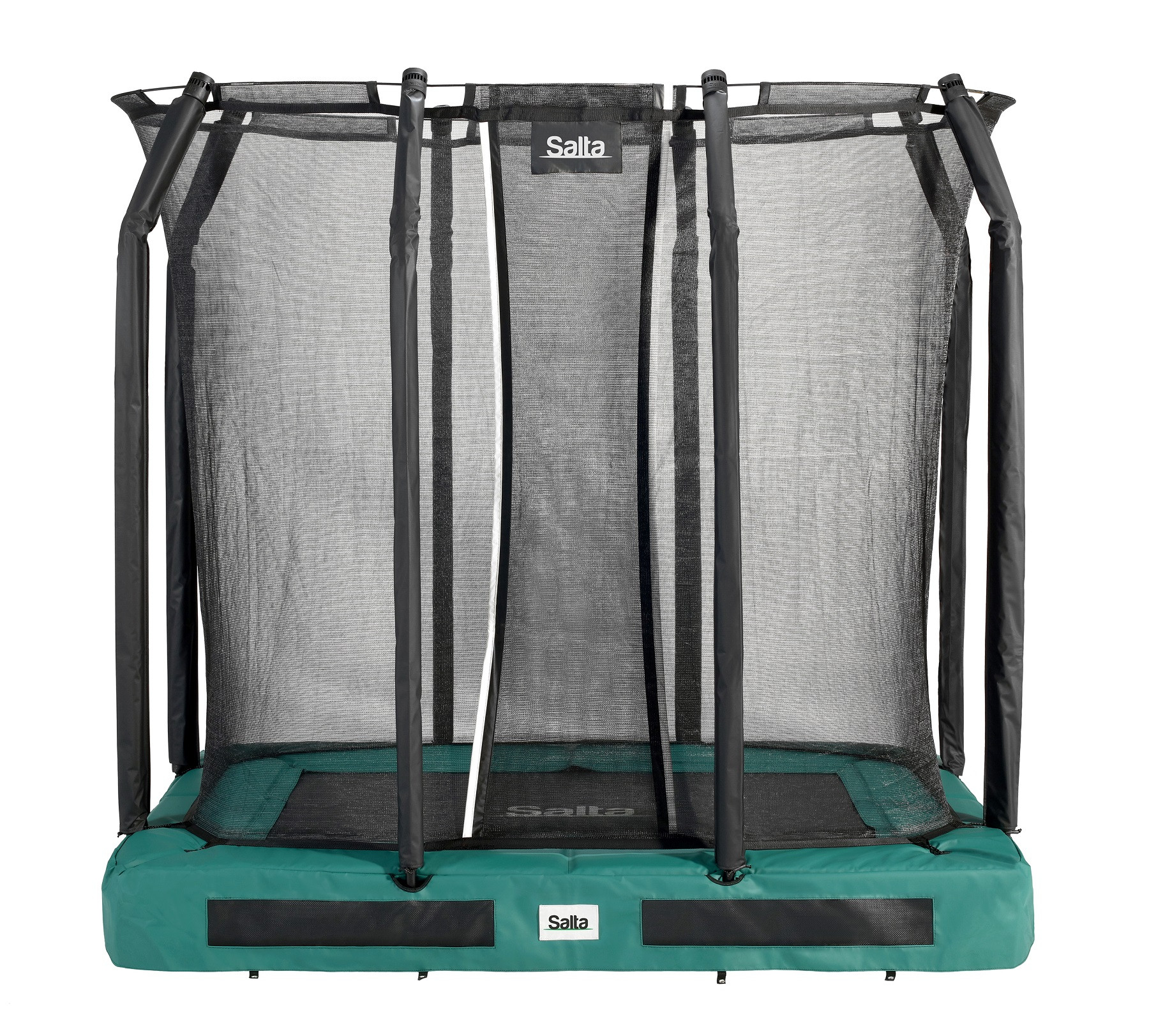 Salta Trampolin Premium Ground - 214x153cm - Rechteckig Grün