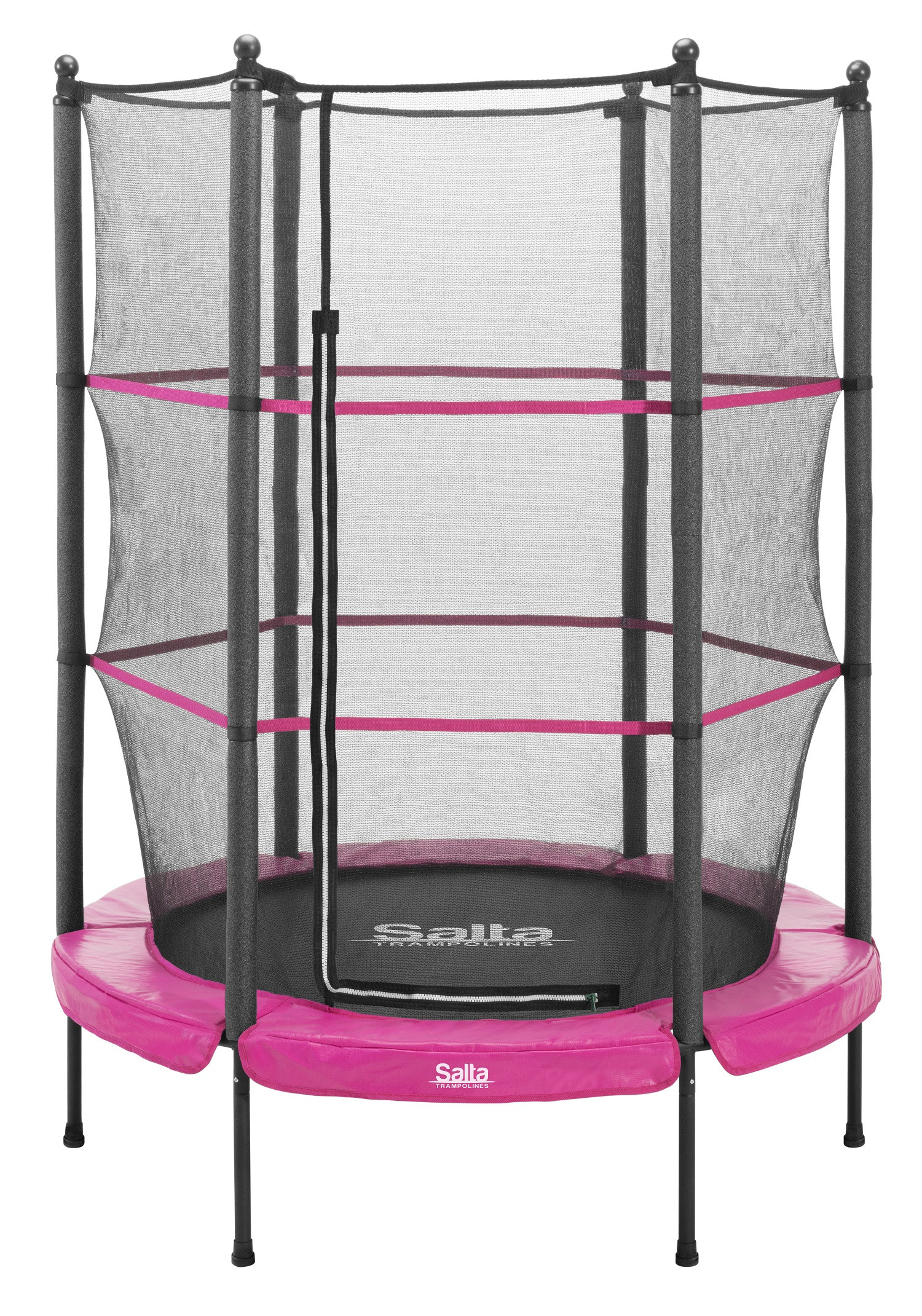 Salta Trampolin Junior - 140cm - Rund Pink