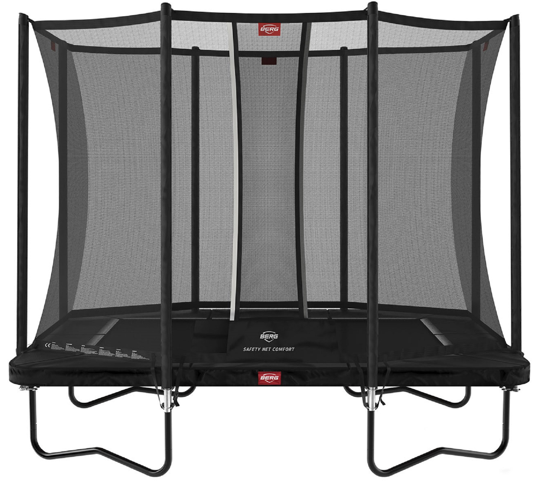 BERG Ultim Favorit trampolin Regular 280 cm Schwarz + Safety Net Comfort
