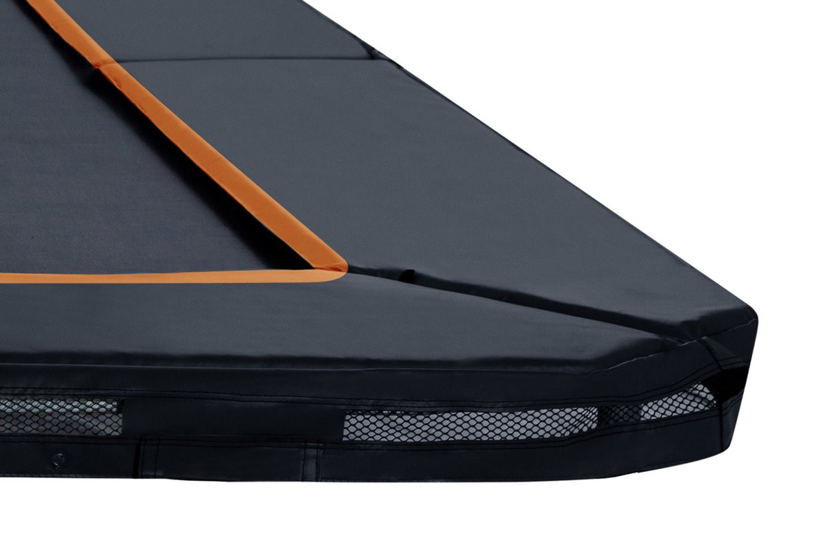 Avyna PRO-LINE Trampolin-Schutzrand - InGround - 380 x 255 cm (Set 238) - Schwarz