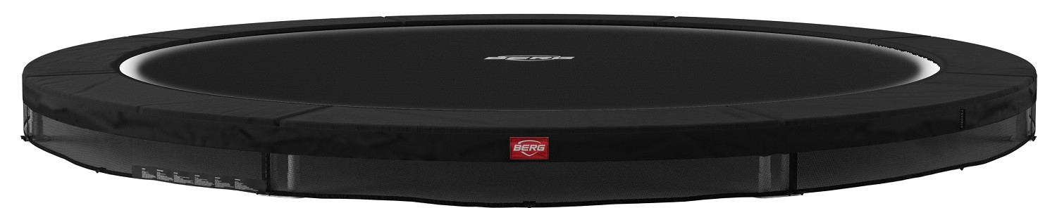 BERG SPORTS Favorit rundes InGround Trampolin 380cm Schwarz
