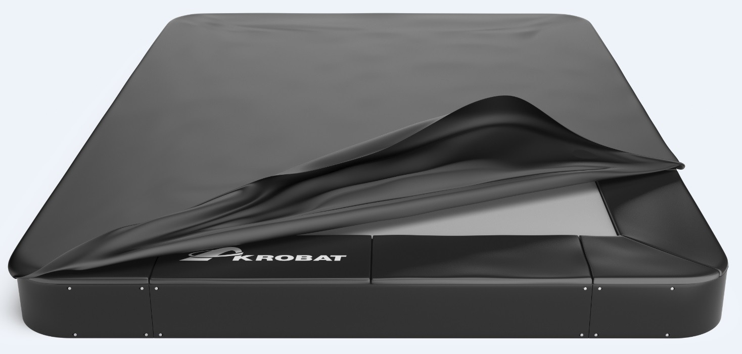 Akrobat Afdekhoes Inground / Regular Trampolin 305 x 183 cm - Antraciet