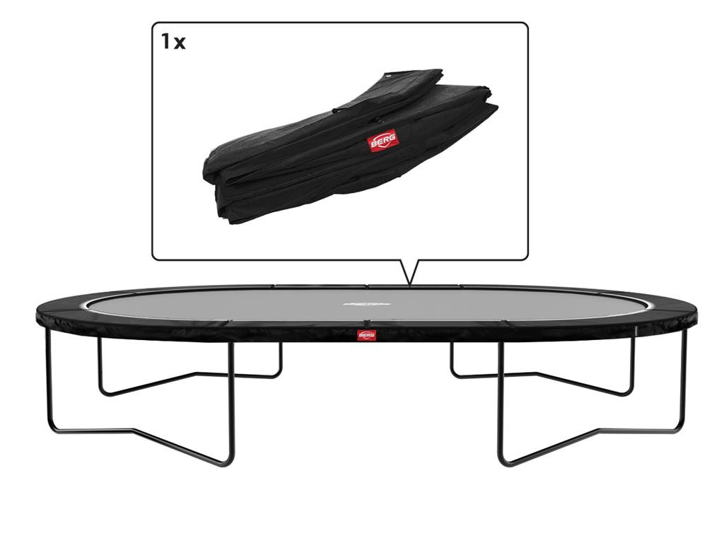 BERG Trampolin-Sicherheitsring Grand Favorit - 520 x 350 cm - Schwarz