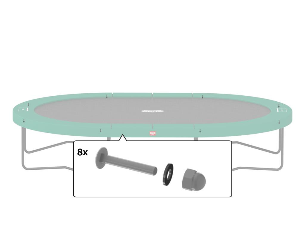 BERG Trampolin Rahmenteil - Grand Champion - Befestigungen 350 x 250 cm