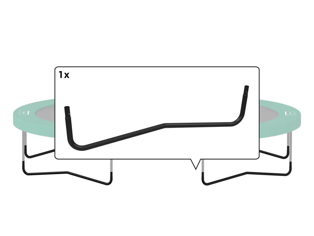 BERG Trampolin-Rahmenteil - Grand Champion - W-Fuß Schwarz