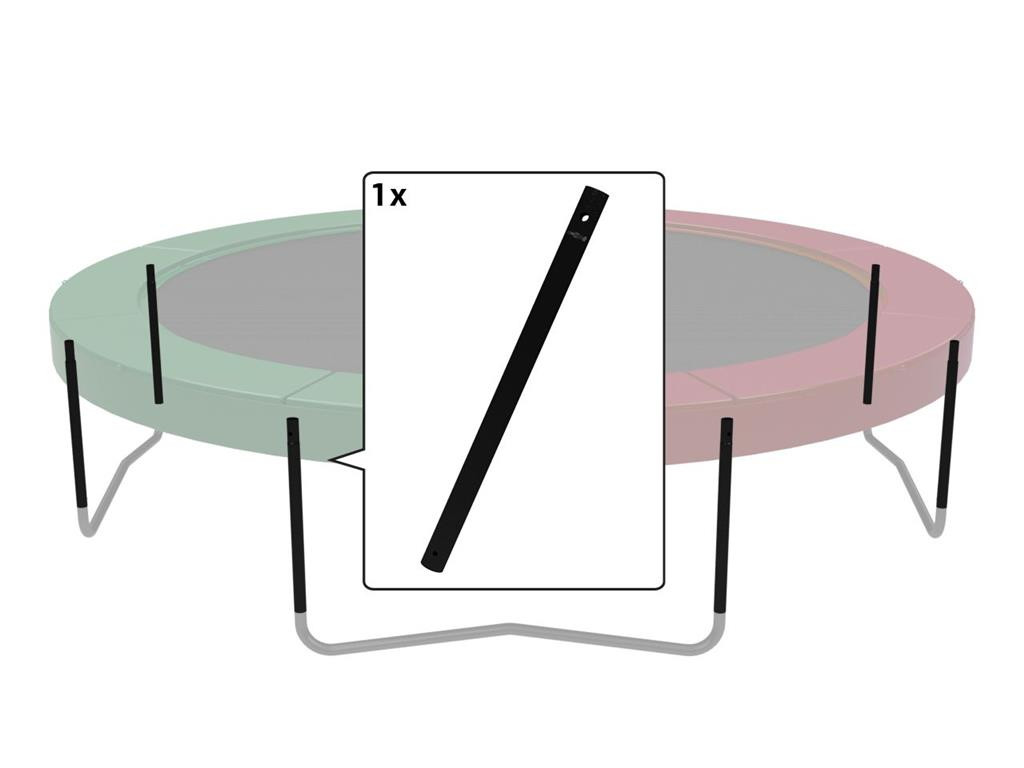 BERG Trampolin-Rahmenteil - Elite+ - Zwischenbein - 380 cm / 430 cm - Schwarz
