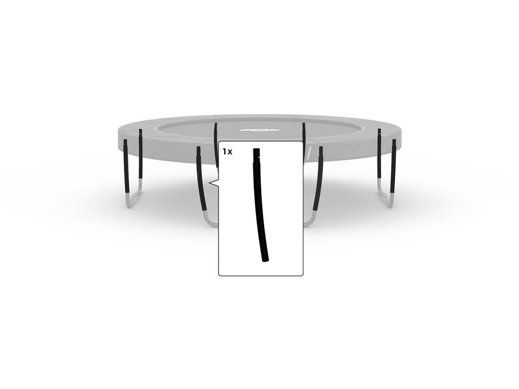 BERG Trampolin-Rahmenteil - Champion / Elite - Zwischenbein - 270 cm (gebogen, schwarz)