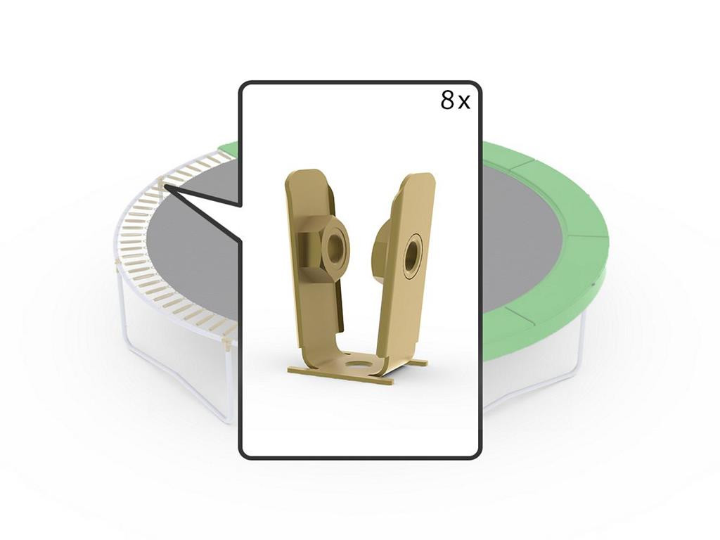 BERG Trampolin-Rahmenteil - T-Serie - Rohreinsatz