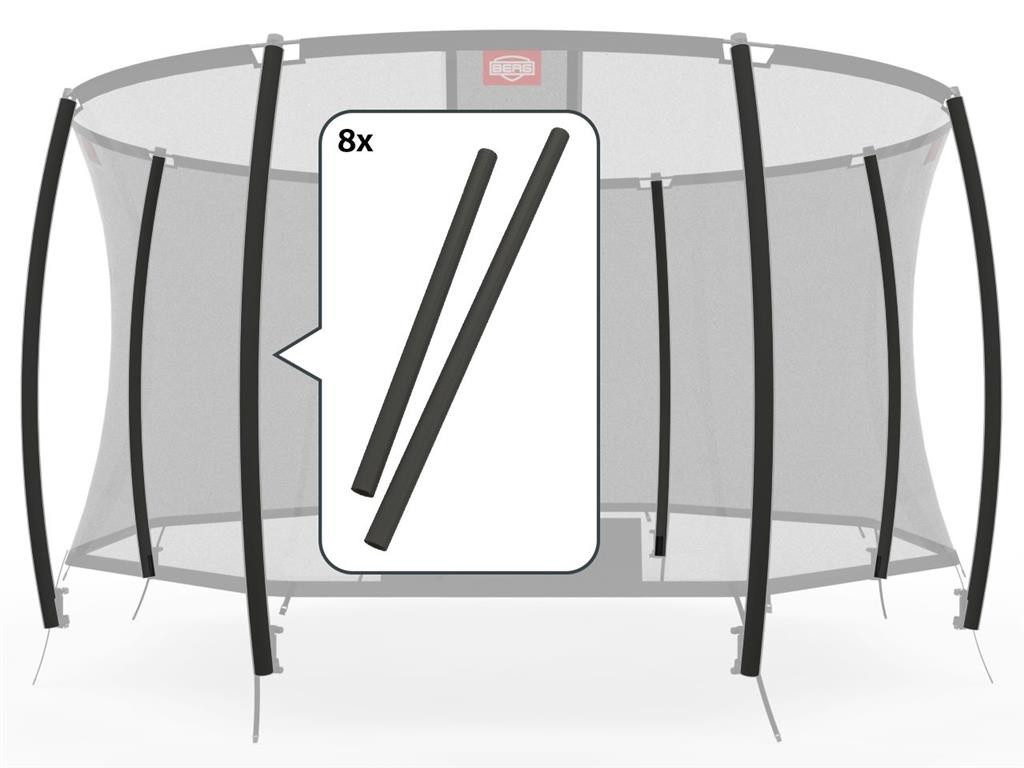 BERG Trampolin Sicherheitsnetz Teil - Sicherheitsnetz Deluxe - Set Schaumstoffteile