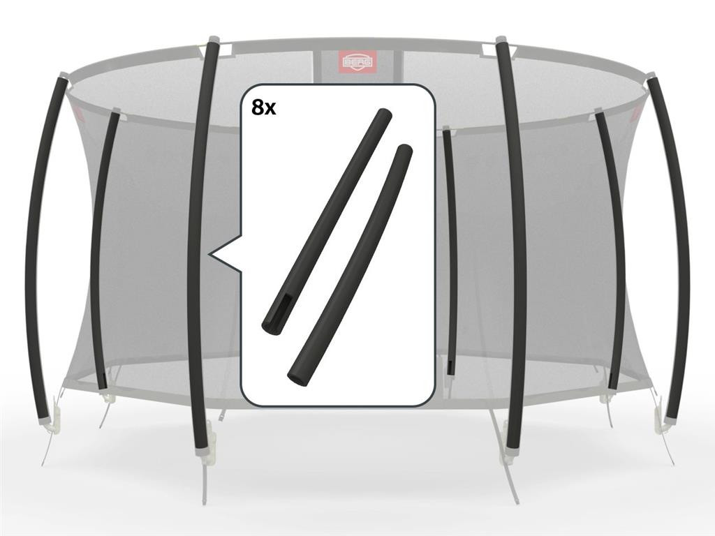 BERG Trampolin-Sicherheitsnetzteil - Safety Net T-Series - Satz Schaumstoffteile