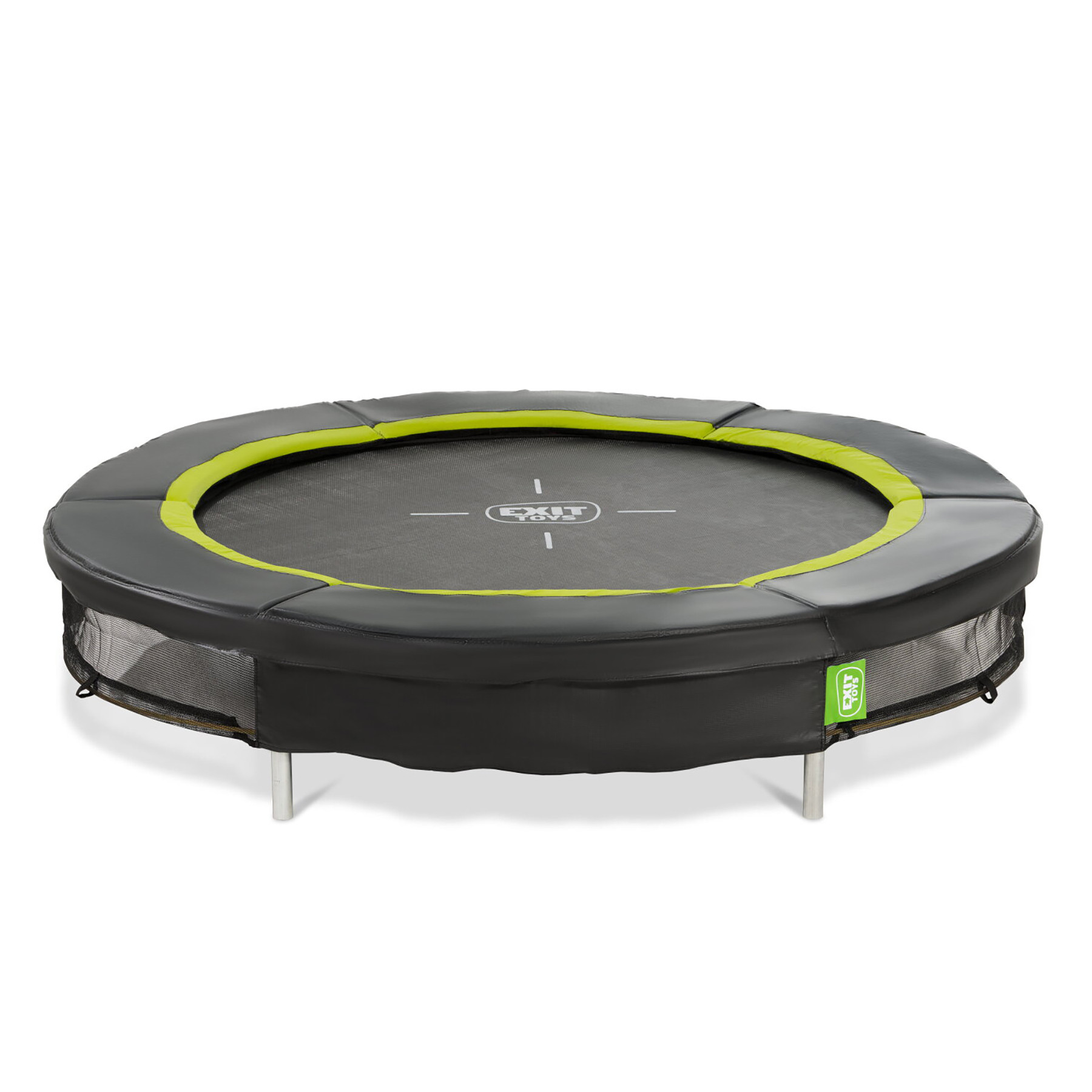 EXIT Silhouette Bodentrampolin - Inground - ø427 cm - Sports - Schwarz