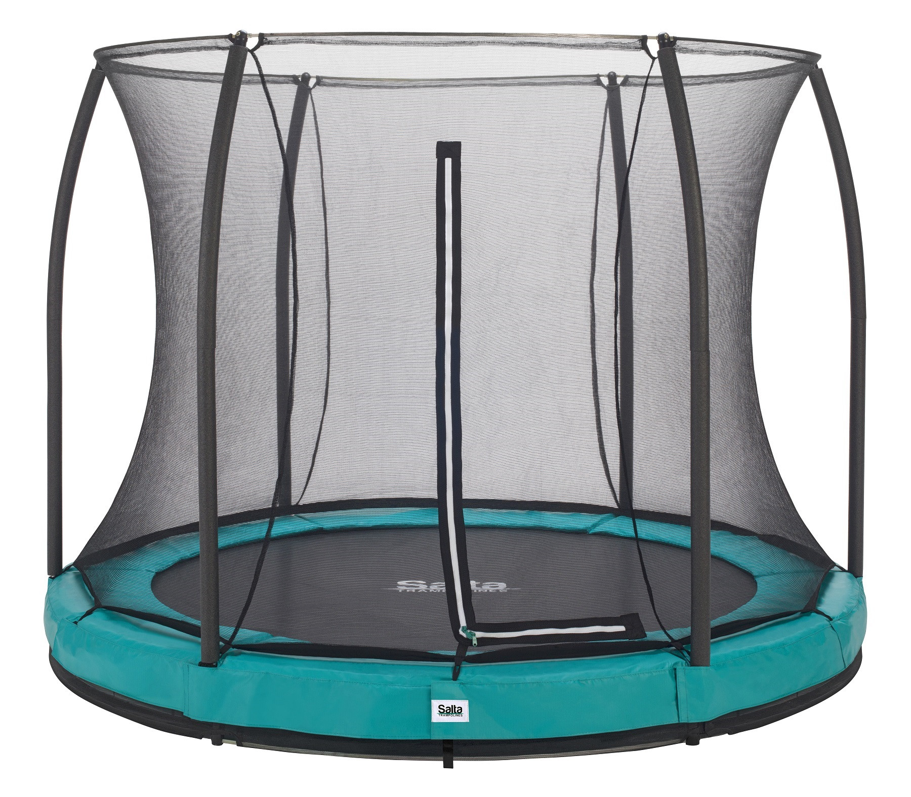 Salta Trampolin Comfort Edition Ground - 213cm - Rund Grün
