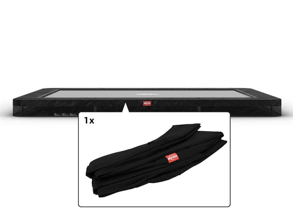 BERG Trampolin-Schutzrand Ultim Favorit - InGround - 330 x 220 cm - Schwarz