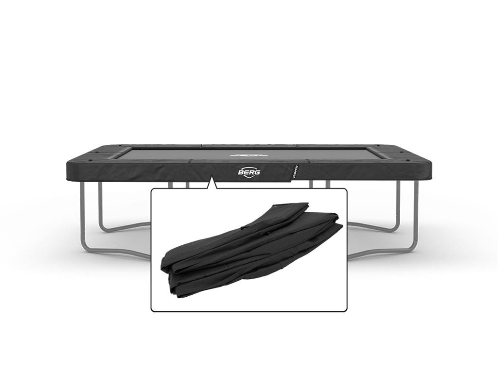 BERG Trampolin Safeguard Ultim Champion - 330 x 220 cm - Grau