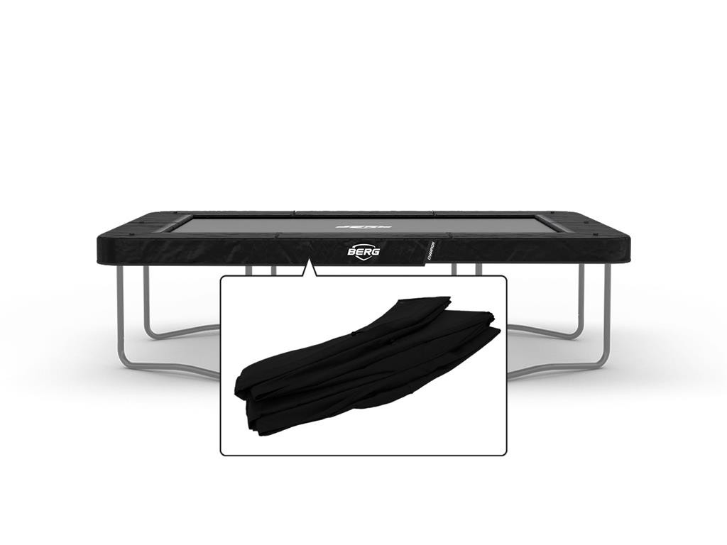 BERG Trampolin Safeguard Ultim Champion - 330 x 220 cm - Schwarz