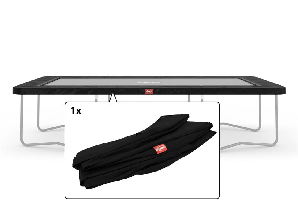 BERG Trampolin-Schutzrand Ultim Favorit - 330 x 220 cm - Schwarz