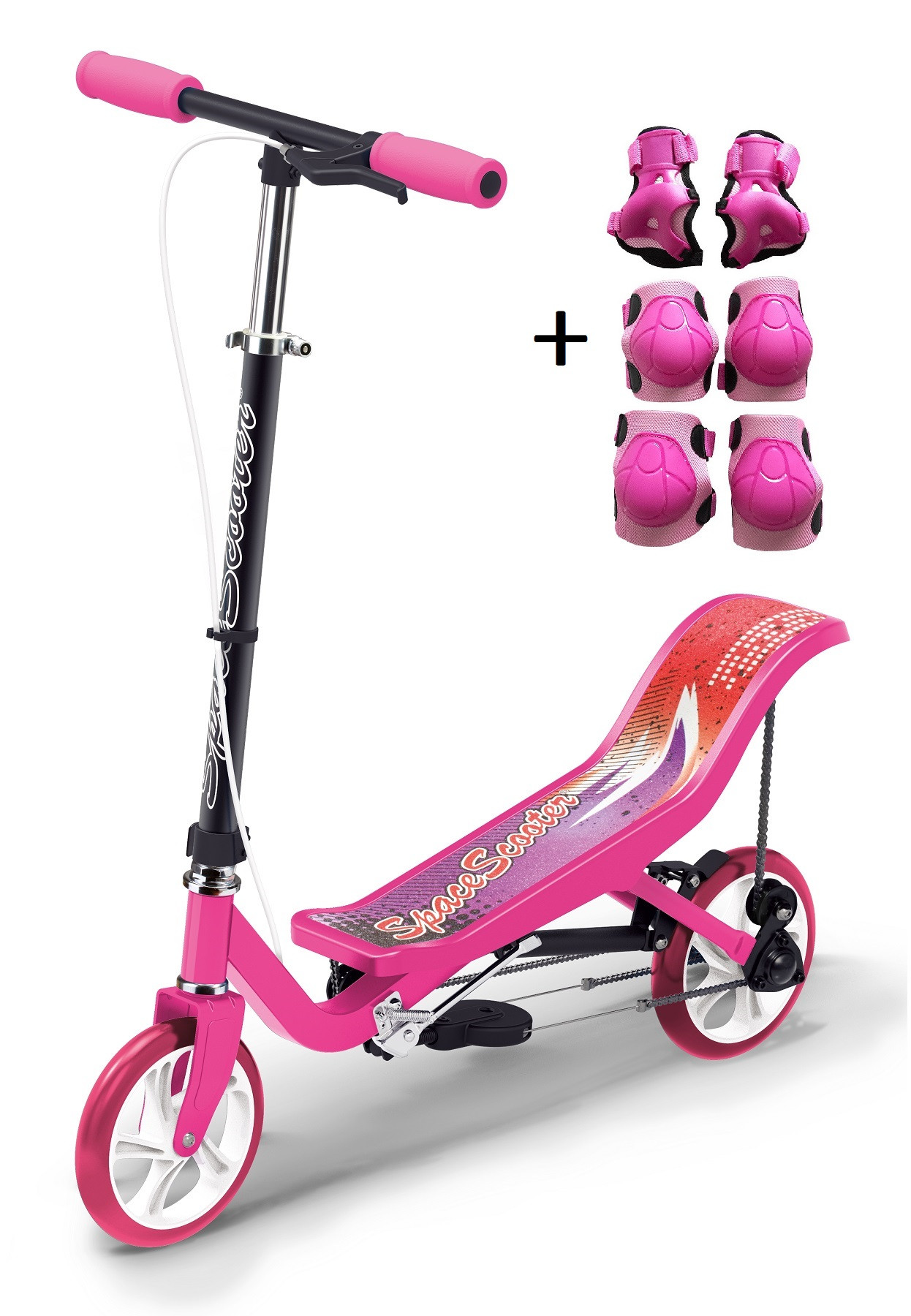 Space Scooter X560S Pink / Weiß mit kostenlosem Schutzset