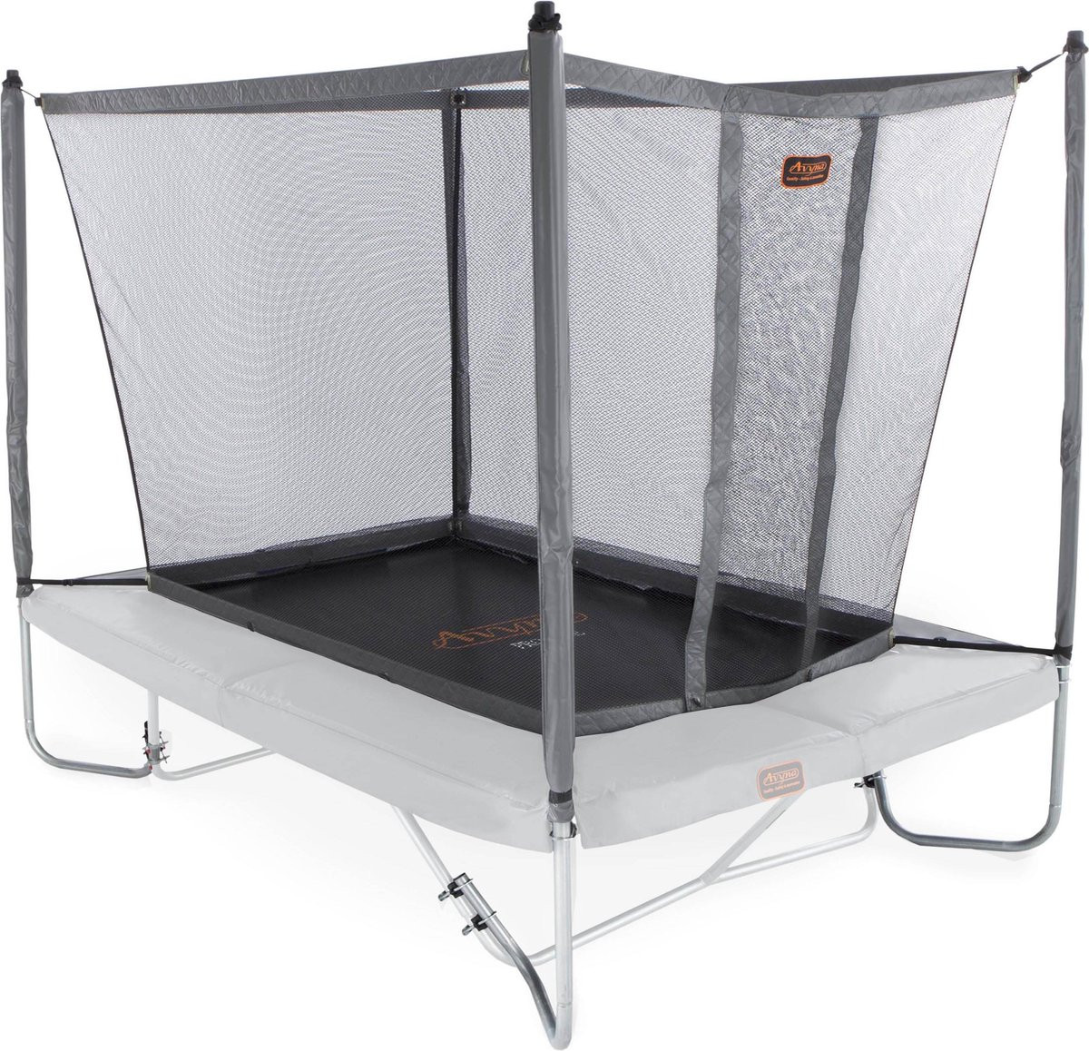 Avyna Sicherheitsnetz mit Stangen 275 x 190 cm (213) - Grau
