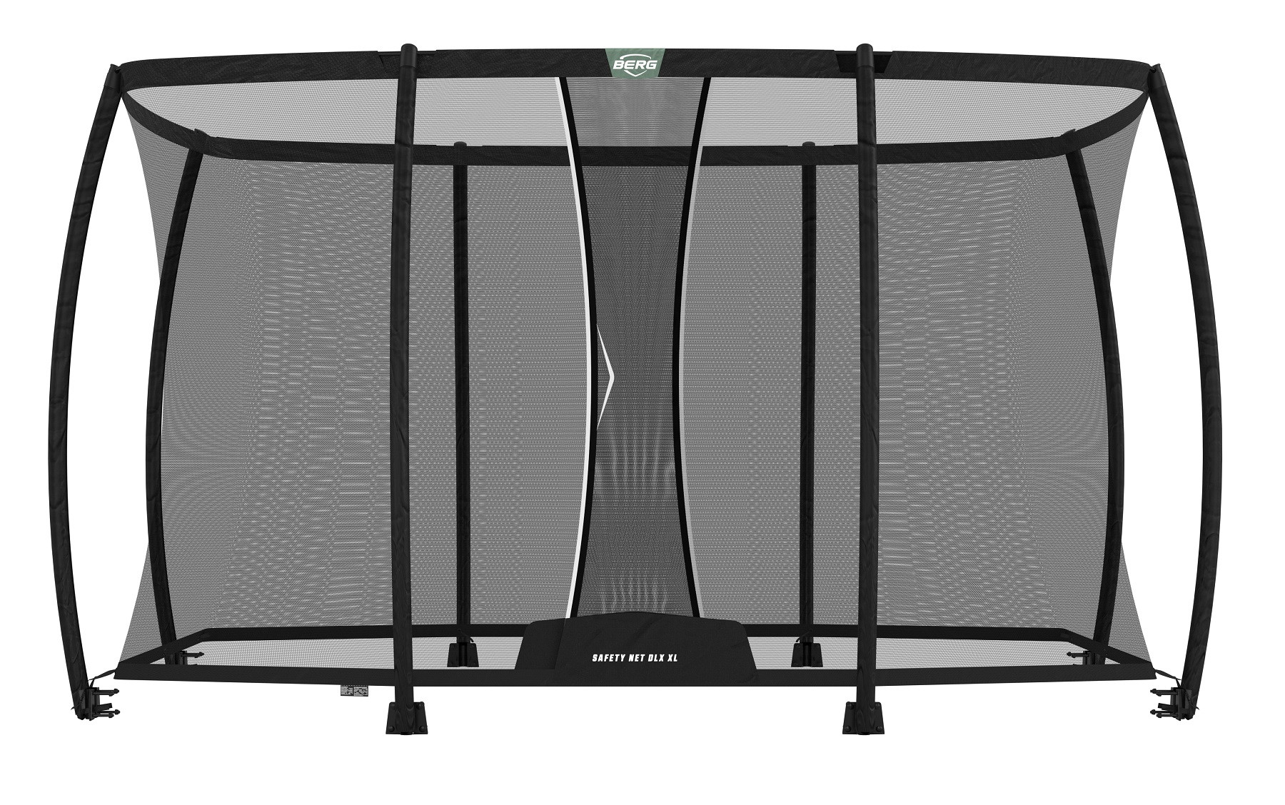 BERG Trampolin-Sicherheitsnetz - Ultim Champion Eco - Sicherheitsnetz Deluxe XL - 410 x 250 cm