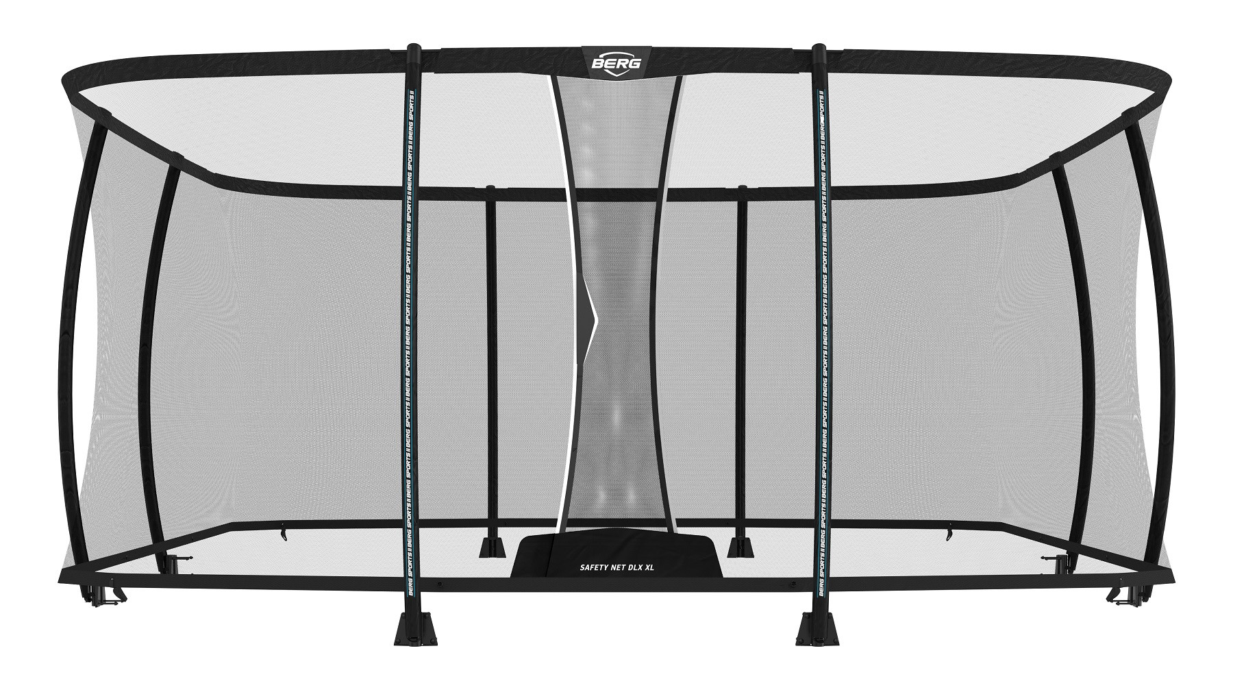 BERG Trampolin Sicherheitsnetz - Ultim Pro Bouncer - Sicherheitsnetz Deluxe XL - 500 x 500 cm