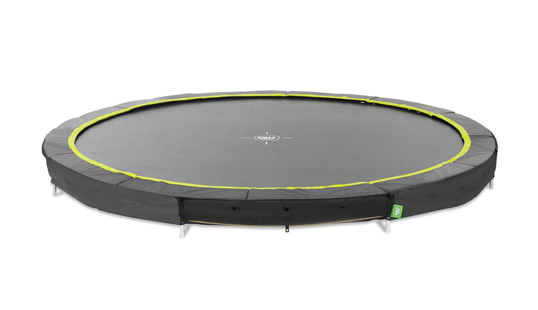 EXIT Silhouette sports Bodentrampolin ø366cm - schwarz