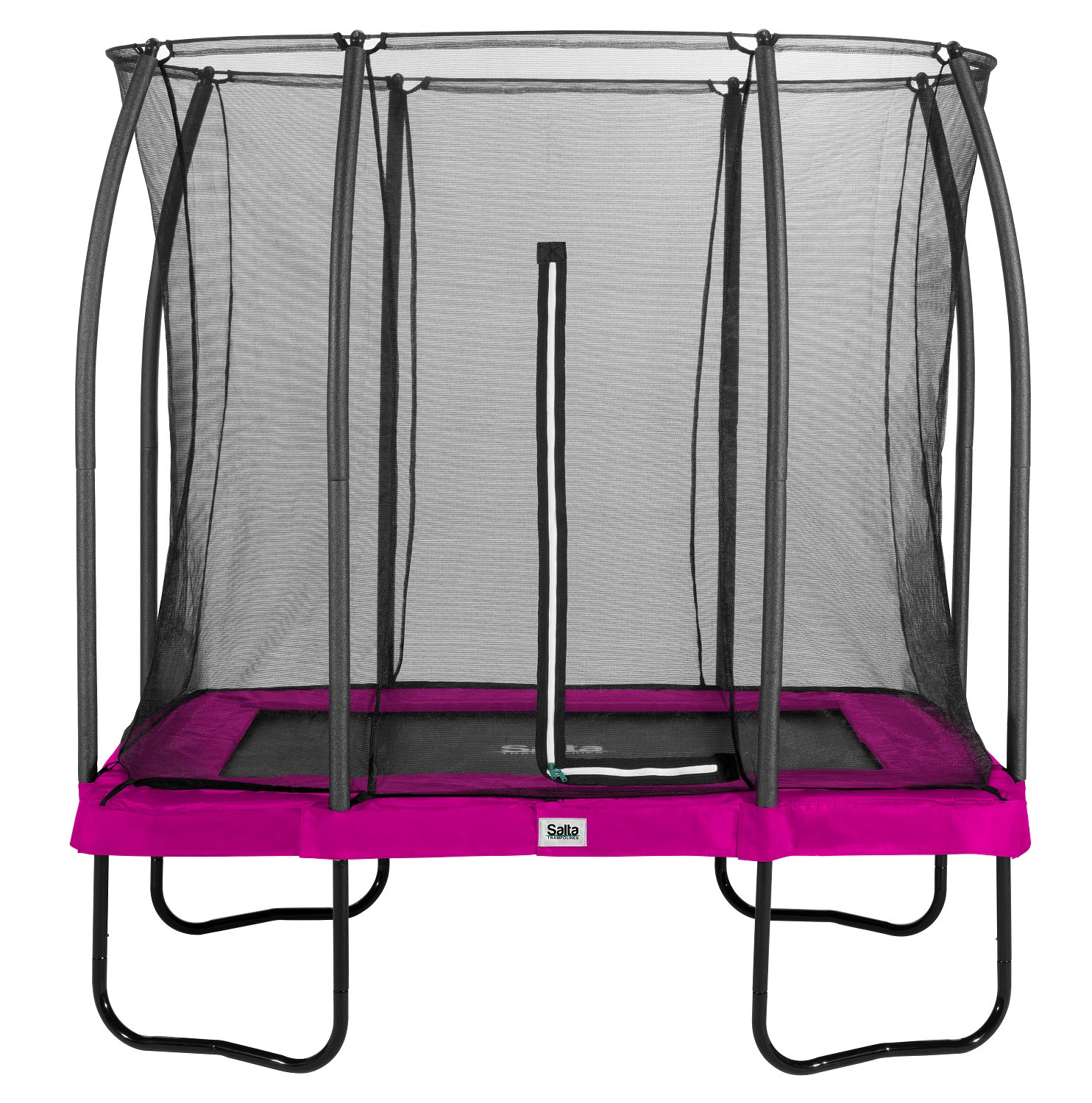Salta Trampolin Comfort Edition - 214x153cm - Rechteckig Pink