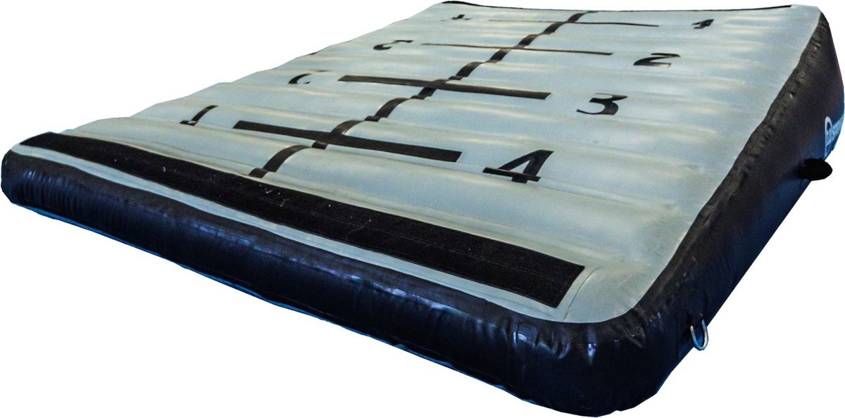 12SPRINGS Oblique Flat mit Figuren - 250L - B150 - H60 - Schwarz