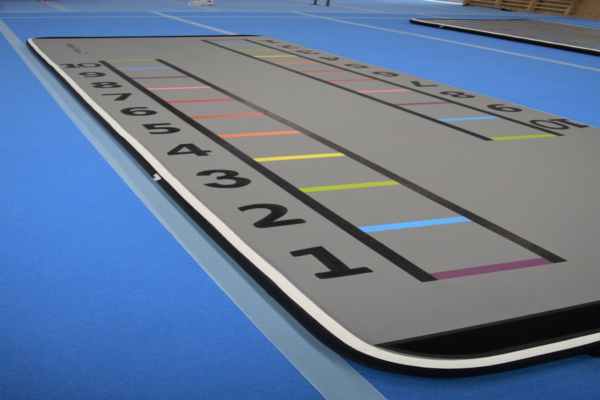 12SPRINGS Airtrack - L600 - B200 - Standard - Farben - Gymnastik - Figuren - Leitern