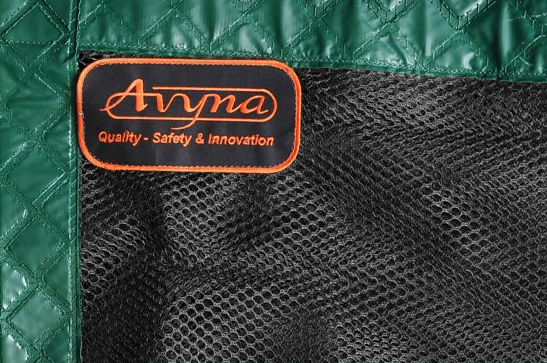 Avyna Trampolin Sicherheitsnetz - Loses Netz - 340 x 240 cm (234) - Grün