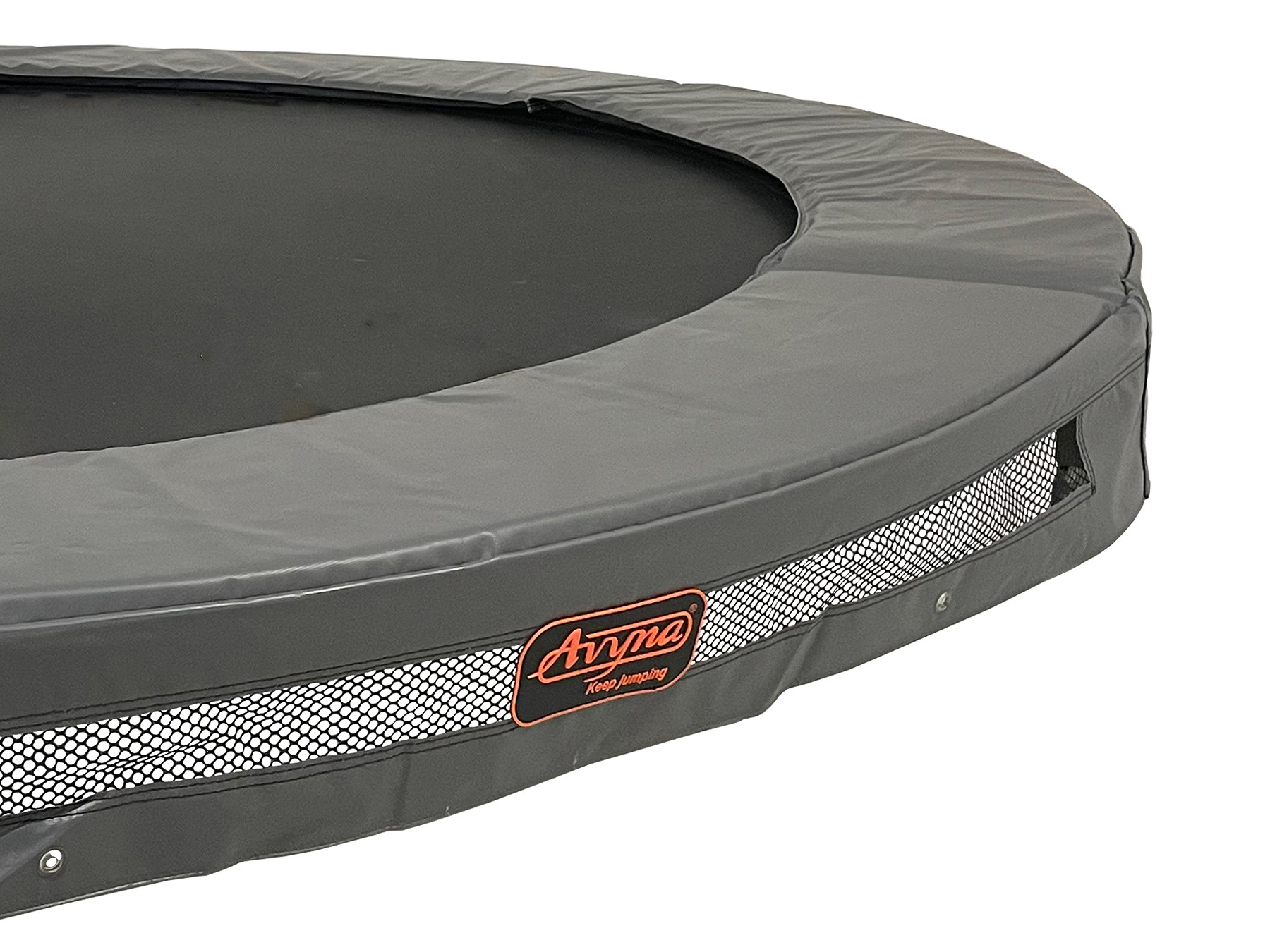 Avyna Trampolin-Sicherheitsring Heavy Duty - Universal - Unterirdisch - ø 430 cm (14ft) - Grau