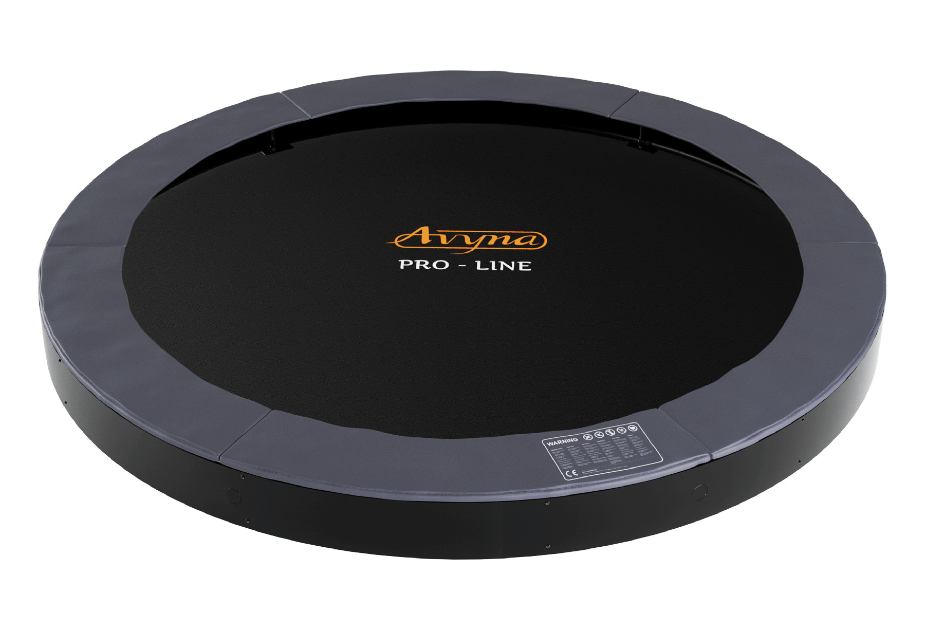 Avyna Pro-Line Flatlevel-Trampolin - ø 245 cm (8ft) - Grau