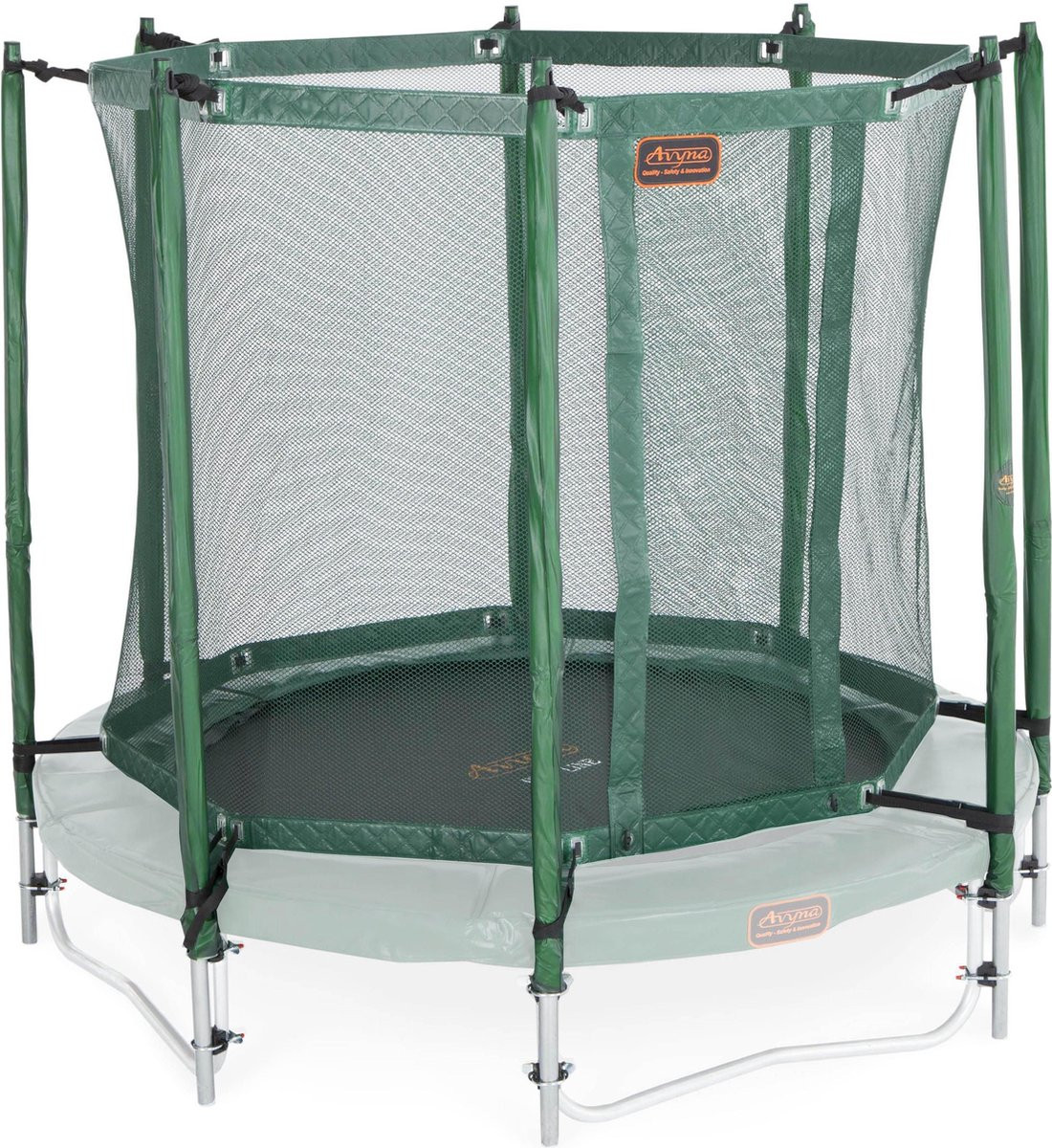 Avyna Sicherheitsnetz mit Stangen - ø 200 cm (6ft) - Grün