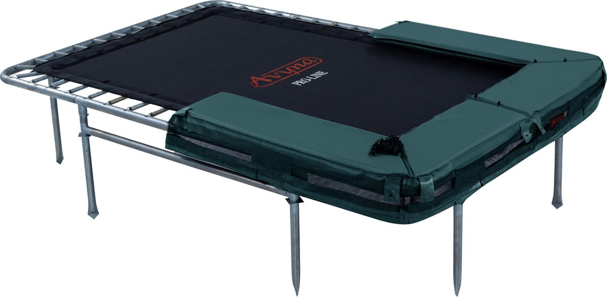 Avyna Trampolin Schutzrand Top Safe - Unterirdisch - 275 x 190 cm (213) - Grün