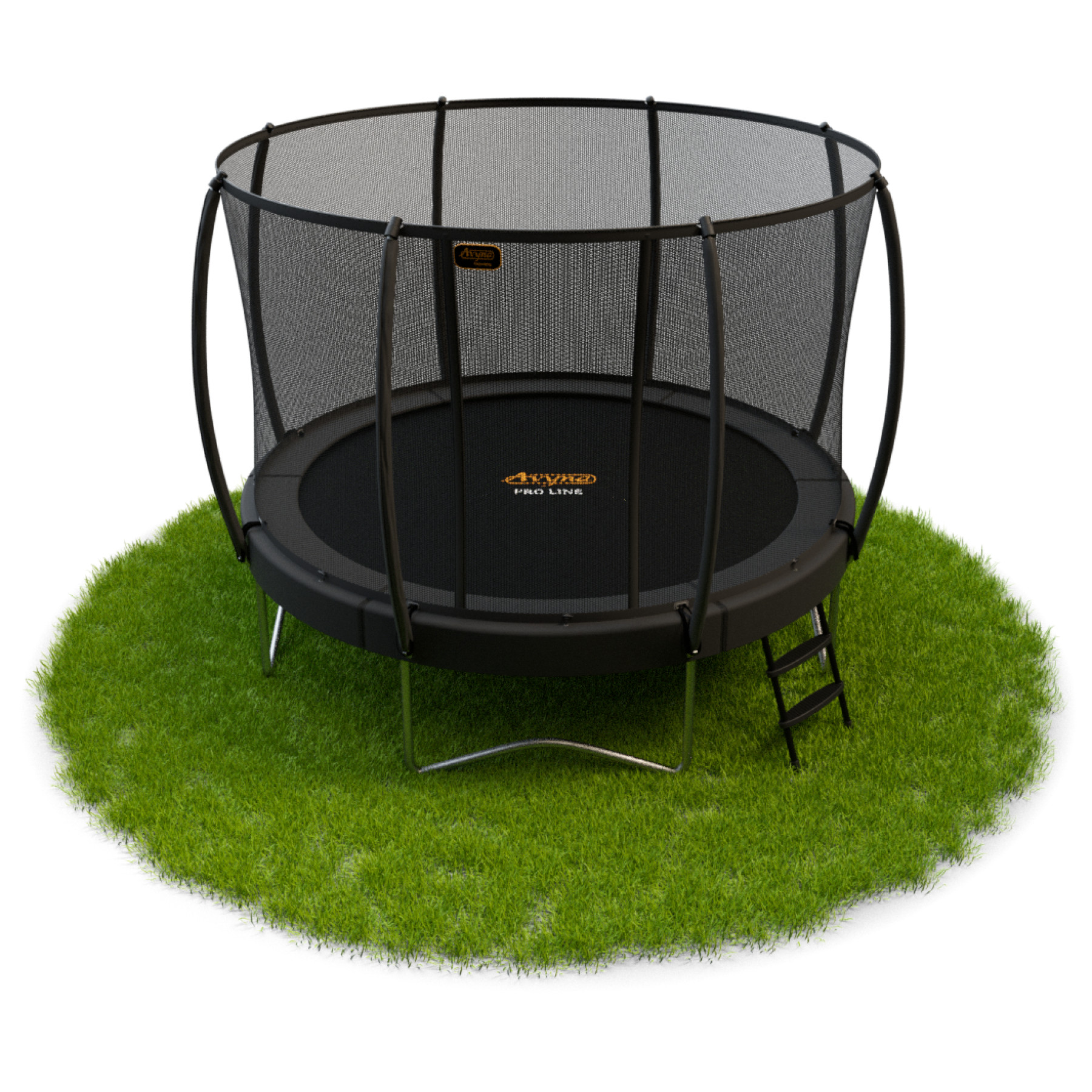 Avyna Pro-Line Trampolin mit Sicherheitsnetz 365 cm (12ft) - Grau