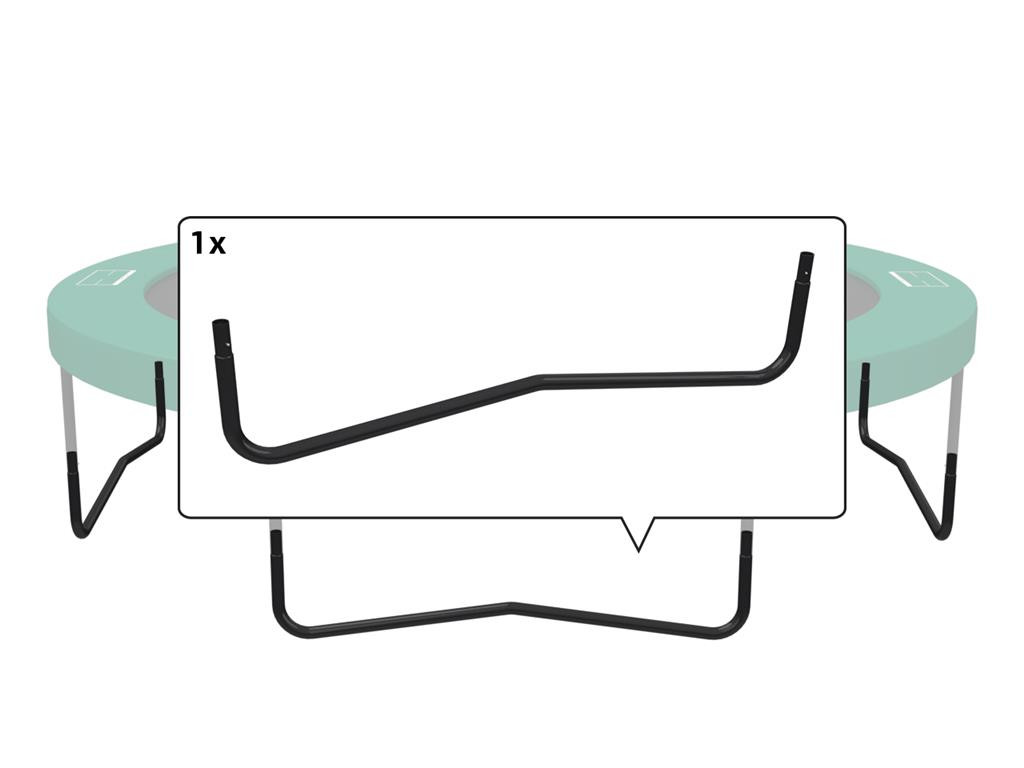 BERG Trampolinrahmen Champion - W-Bein - 330 cm - Schwarz