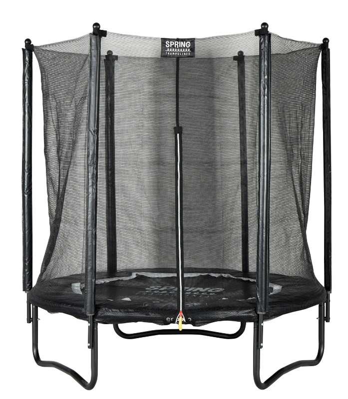 SPRING Trampolin mit Sicherheitsnetz 183 cm (6ft) - Schwarz