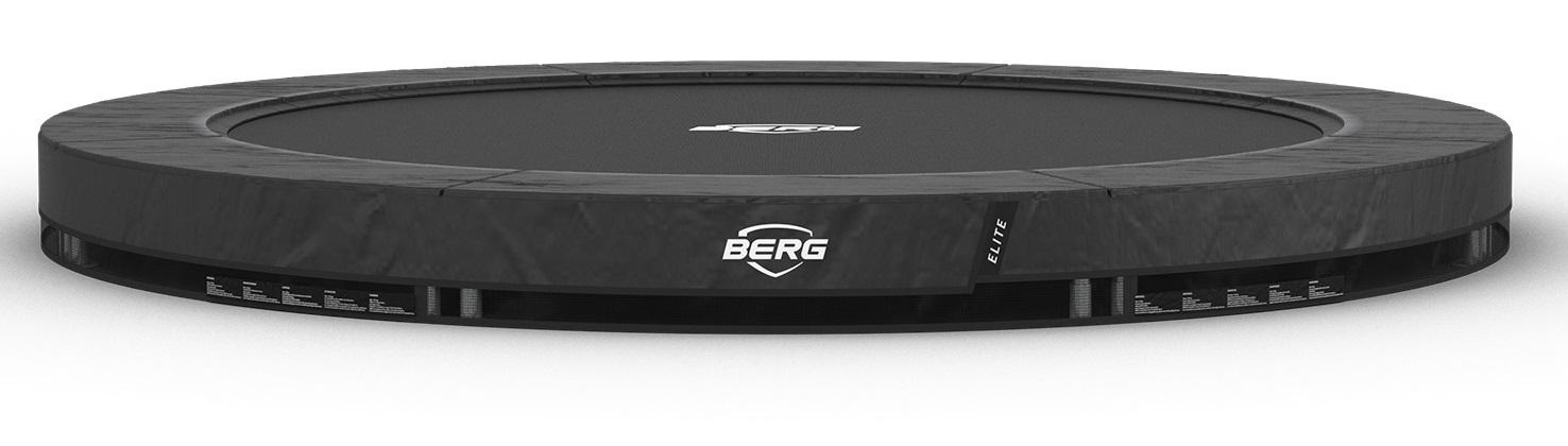 BERG Trampolin Elite - InGround - rundes -  330 cm - Anthrazit Grau