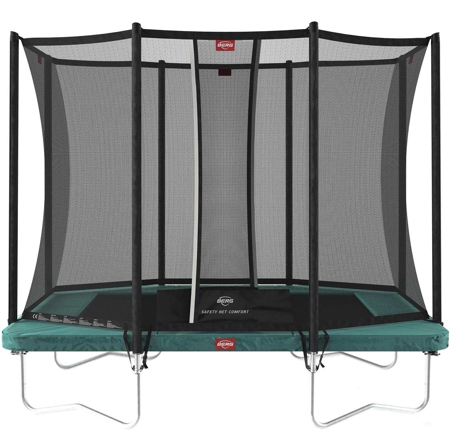 BERG Ultim Favorit trampolin Regular 280 cm Grün + Safety Net Comfort