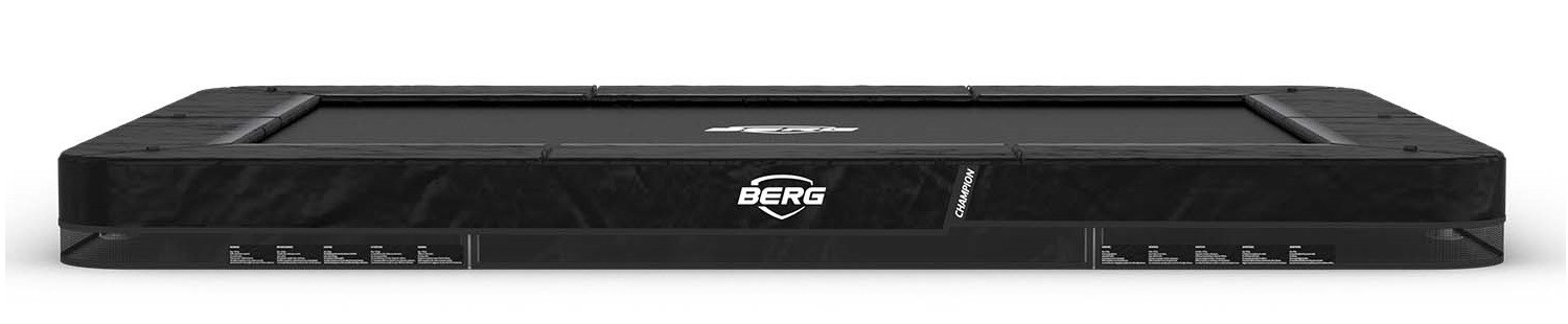 BERG Champion rechteckiges InGround Trampolin 330cm Schwarz Limited Edition