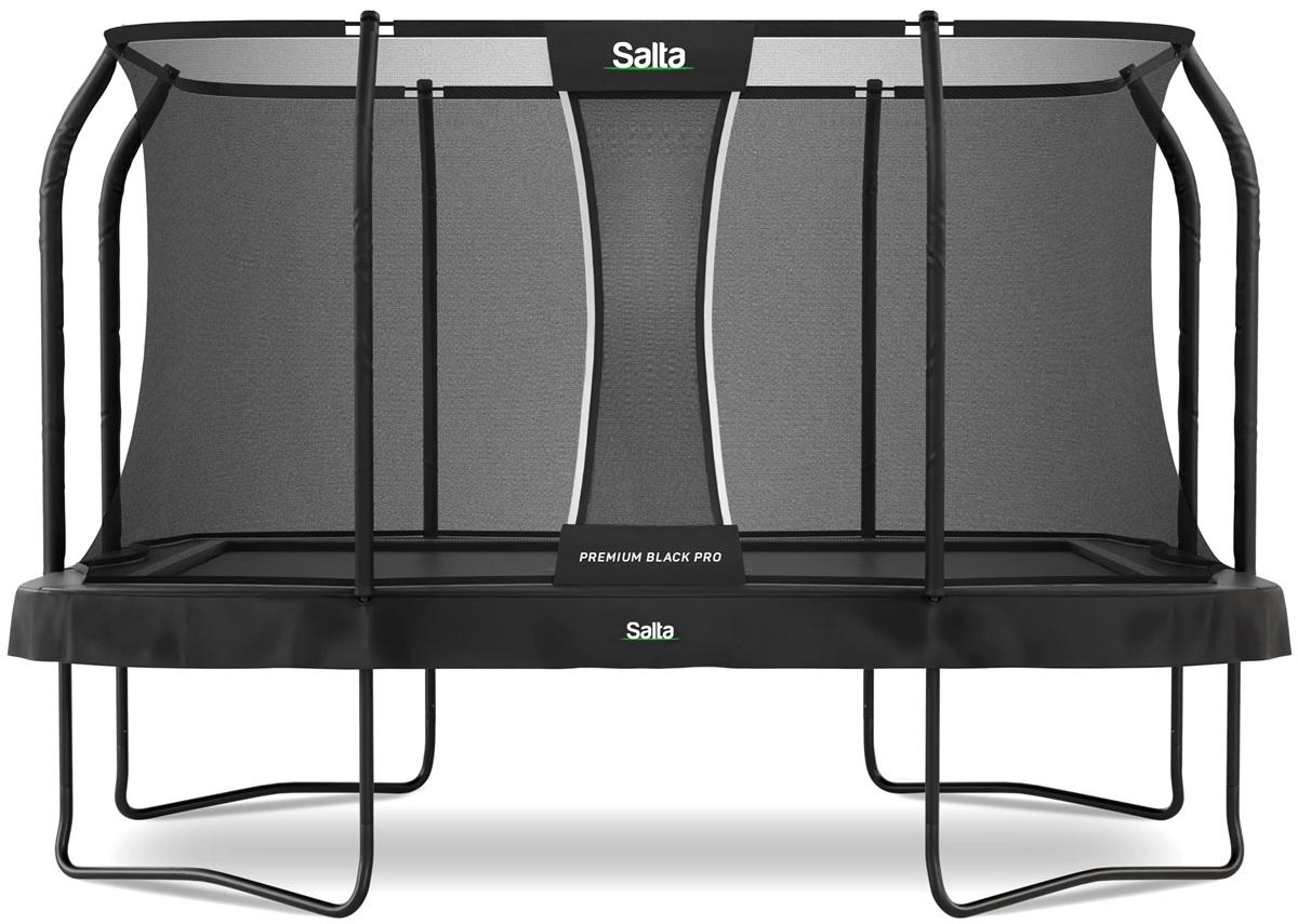 Salta Trampolin Premium Black Pro 400 x 260 cm Rechteckig mit Sicherheitsnetz - Schwarz