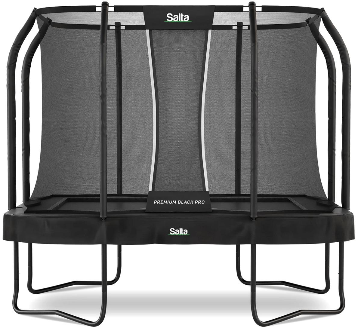 Salta Trampolin Premium Black Pro 300 x 200 cm Rechteckig mit Sicherheitsnetz - Schwarz