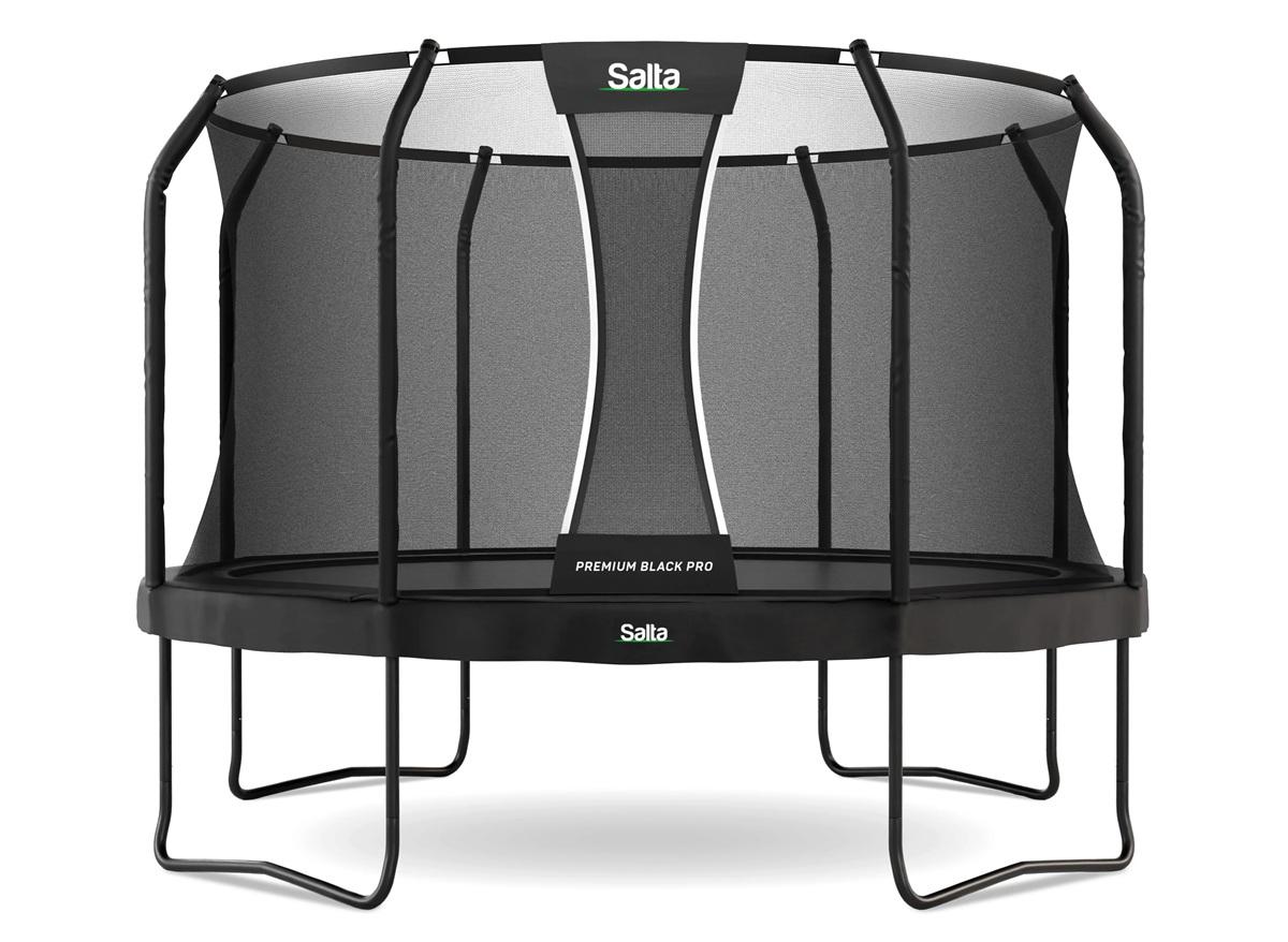 Salta Trampolin Premium Black Edition Pro - 380 cm - Rund Schwarz